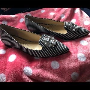 Woman’s flats with gems